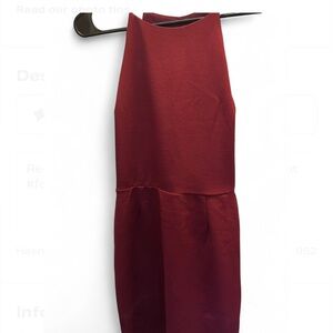 Elegant Red Women's Dress